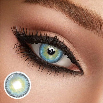 NO1Pretty Classical Spring Blue Colored Contact Lenses