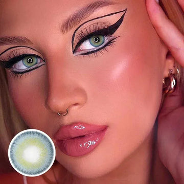 NO1Pretty Classical Spring Blue Colored Contact Lenses