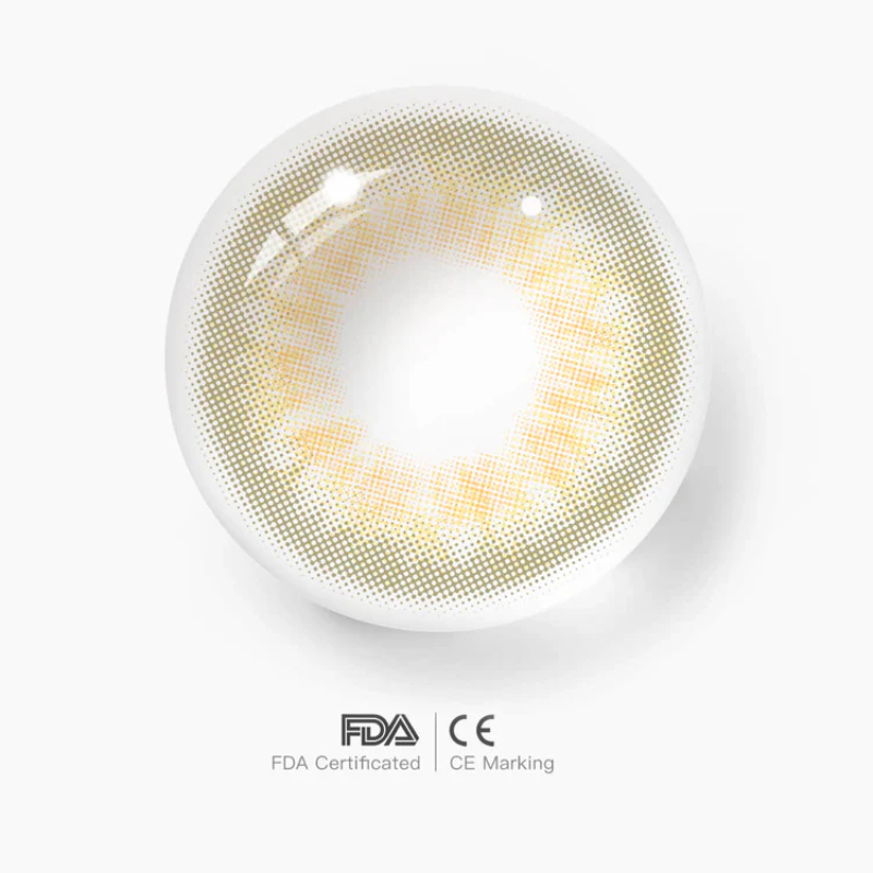DNA Taylor contact lenses, brown hazel colored contacts, natural eye enhancement, outdoor activity lenses, FDA approved cosmetic lenses, yearly disposable contacts, casual style enhancement, HEMA contact lenses, 14.2mm eye lenses, sunlight enhancement contacts, prescription plano lenses, active lifestyle products, comfortable eye lenses, natural beauty enhancement, music event contacts, everyday essential lenses