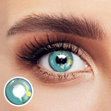 【HALLOWEEN&COSPLAY】 Anime Green Colored Contact Lenses