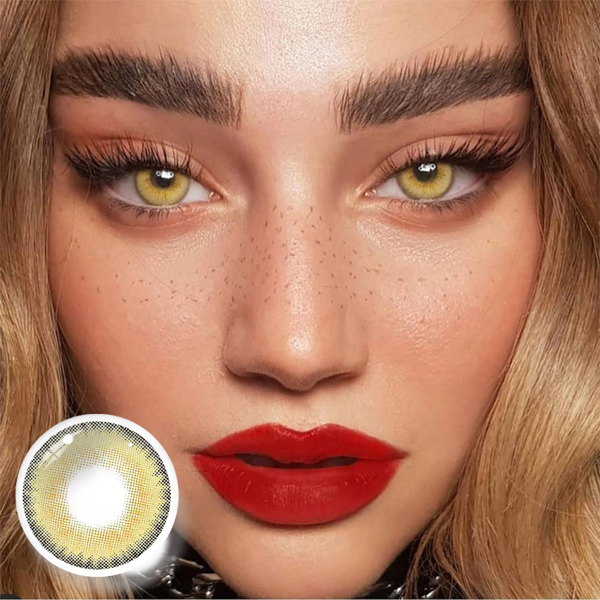 LA Girl Brown Colored Contacts