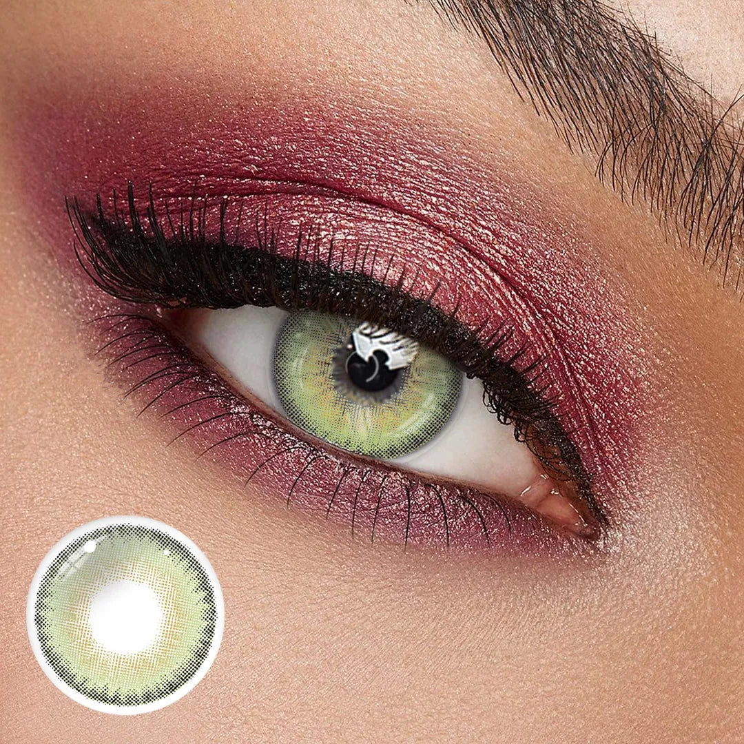 NO1Pretty LA Girl Green Colored Contact Lenses