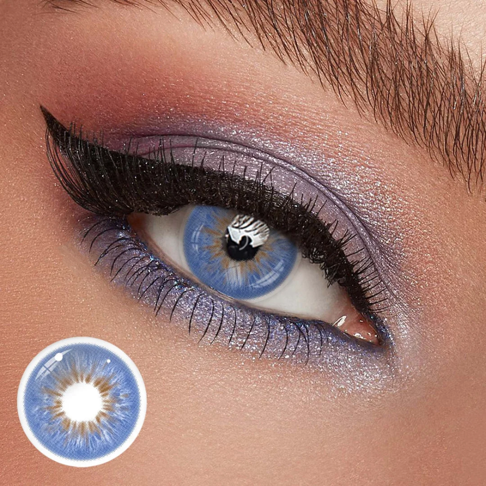 Peacock blue contact lenses, peacock feather contacts, wildness collection lenses, HEMA contact lenses, majestic eye lenses, 14.5mm eye lenses, FDA approved colored contacts, yearly disposable lenses, peacock inspired beauty, special event contacts, elegant eye design, wedding contact lenses, performance art contacts, 2023 collection lenses, mystical blue eyes