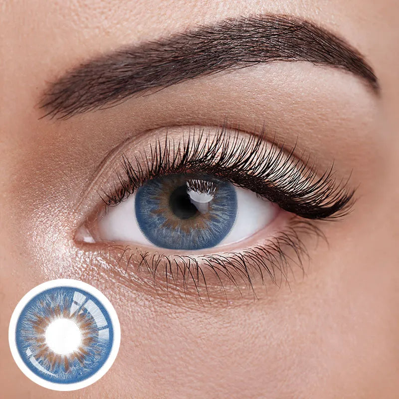 Peacock blue contact lenses, peacock feather contacts, wildness collection lenses, HEMA contact lenses, majestic eye lenses, 14.5mm eye lenses, FDA approved colored contacts, yearly disposable lenses, peacock inspired beauty, special event contacts, elegant eye design, wedding contact lenses, performance art contacts, 2023 collection lenses, mystical blue eyes