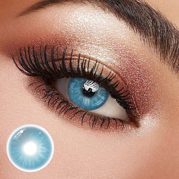 NO1Pretty Love Story DopaMine Blue Colored Contact Lenses