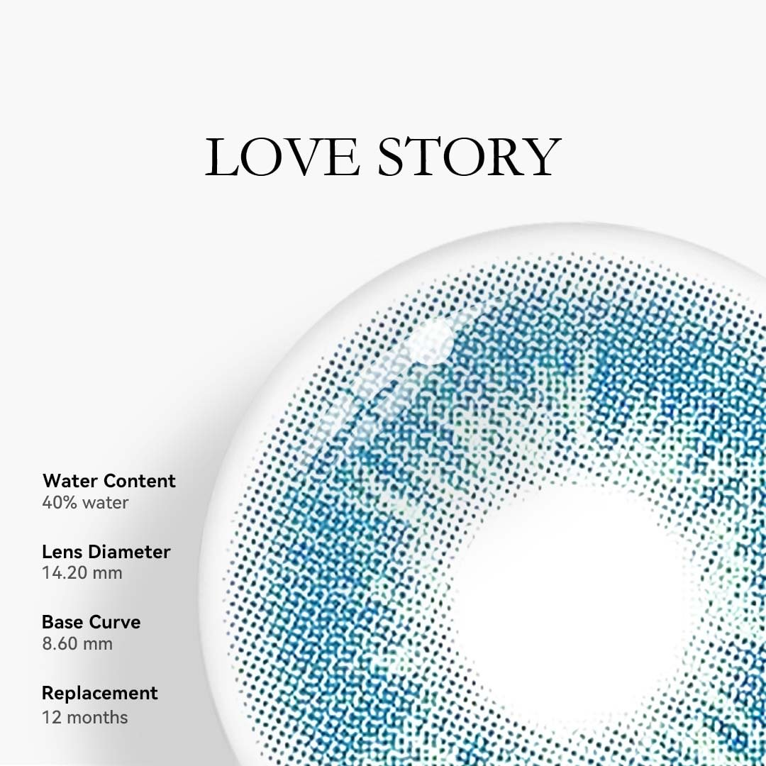 NO1Pretty Love_Story_Dopa-Mine_Blue_Color_Contact_Lenses