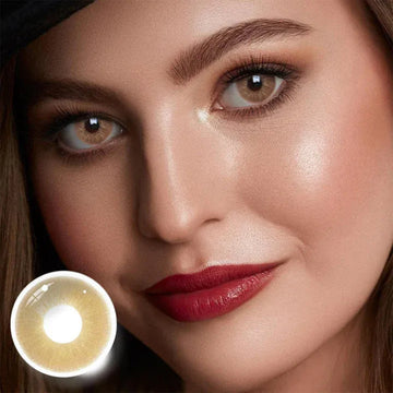 NO1Pretty Love Story PEA Brown Colored Contact Lenses