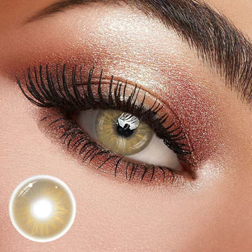 NO1Pretty Love Story PEA Brown Colored Contact Lenses
