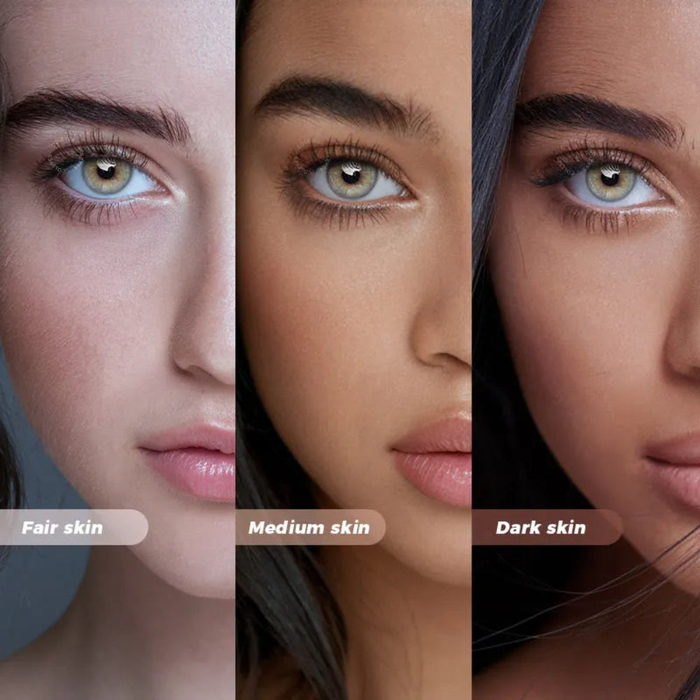  Iris grey contact lenses, natural colored contacts, Russian grey eyes, daily wear contact lenses, FDA approved cosmetic lenses, yearly disposable contacts, natural eye enhancement, HEMA contact lenses, 14.2mm eye lenses, minimal makeup contacts, prescription plano lenses, beauty essential products, comfortable eye lenses, sunlight enhancement contacts, universal skin tone lenses, nude makeup contacts, MLBB inspired lenses, safe colored contacts, NO1Pretty contact lenses