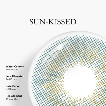 NO1Pretty Sun Kissed Girls Cassie Green Colored Contact Lenses