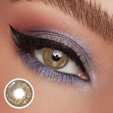 NO1Pretty Wildness Leopard Brown Colored Contact Lenses