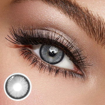 No1Pretty Dawn Grey Colored Contact Lenses