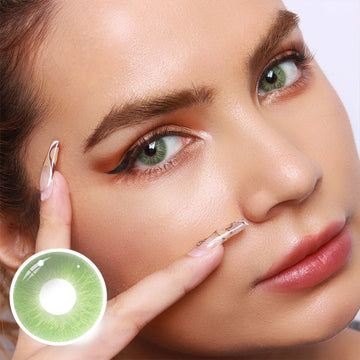 NO1Pretty Love Story Endorphin Green Colored Contact Lenses