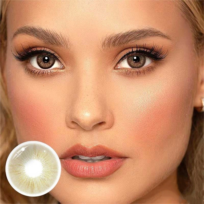 Sun Kissed Girls contact lenses, Selena Brown colored contacts, California sunshine lenses, brown golden eye contacts, natural colored lenses, FDA approved cosmetic lenses, yearly disposable contacts, daily wear contact lenses, HEMA contact lenses, 14.2mm eye lenses, summer beauty essentials, golden radial pattern, west coast style, comfortable daily lenses, prescription plano lenses, Sun Kissed Girls collection, beach beauty accessories