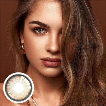 NO1Pretty Dawn Brown Colored Contact Lenses